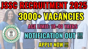 JSSC Jharkhand ANM Recruitment 2025 - Apply Online for 3181 Female Health Worker Posts