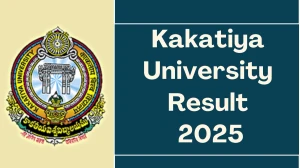 Kakatiya University Result 2025 Released at kuexams.org Direct Link to Download 3rd and 6th Year Result