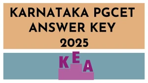 Karnataka PGCET 2025 Answer Key OUT at cetonline.karnataka.gov.in Download PDF