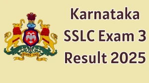 Karnataka SSLC Exam 3 Result 2025 Out at karresults.nic.in Direct Link to Download 10th Class Result