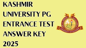 Kashmir University PG Entrance Test 2025 Answer Key OUT at uok.edu.in Download PDF