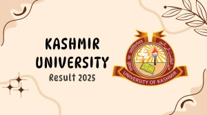 Kashmir University Result 2025 Released at uok.edu.in Direct Link to Download 1st, 2nd, 4th Semester Result