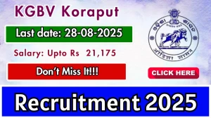 KGBV Koraput Recruitment 2025 - Apply Offline for 08 Warden, Accountant and Other Posts