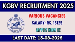 KGBV Recruitment 2025 - Apply Offline for 02 Part Time Teacher, Accountant Posts KGBV Recruitment 2025 - Apply Offline for 02 Part Time Teacher, Accountant Posts