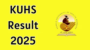 KUHS Result 2025 Out at kuhs.ac.in Direct Link to Download First Year Result