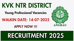 KVK NTR District Young Professional Recruitment 2025 – Walk in