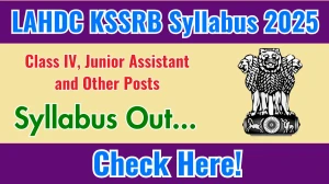 LAHDC KSSRB Syllabus 2025 Out Direct Link to Download Syllabus PDF here LAHDC KSSRB Syllabus 2025 Out Direct Link to Download Syllabus PDF here