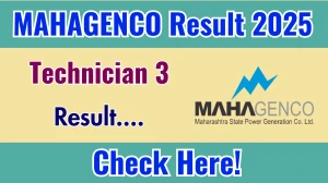 MAHAGENCO Technician 3 Result 2025 Release Date and Latest Updates MAHAGENCO Technician 3 Result 2025 Release Date and Latest Updates