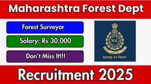 Maharashtra Forest Department Forest Surveyor Recruitment 2025 - Apply Offline
