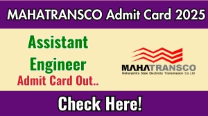MAHATRANSCO AE Admit Card 2025 OUT Download Link mahatransco.in