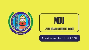 MDU 4 Year UG and Integrated Course Admission Merit List 2025 Released at mdu.ac.in Direct Link to Download Result MDU 4 Year UG and Integrated Course Admission Merit List 2025 Released at mdu.ac.in Direct Link to Download Result