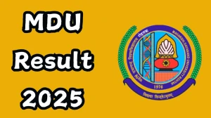 MDU Result 2025 Released at mdurtk.in Direct Link to Download 3rd and 4th Semester Result