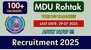 MDU Rohtak Recruitment 2025 - Apply Offline for 140 DEO, Peon and More Posts MDU Rohtak Recruitment 2025 - Apply Offline for 140 DEO, Peon and More Posts