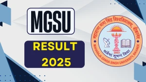 MGSU Result 2025 Released at univindia.net Direct Link to Download UG and PG Course Result
