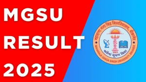 MGSU Result 2025 Released at univindia.net Direct Link to Download UG and PG Course Result