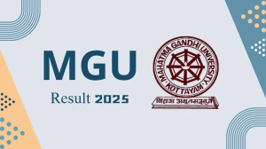 MGU Result 2025 Out at mgu.ac.in Direct Link to Download 3rd Sem Result