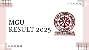 MGU Result 2025 Released at mgu.ac.in Direct Link to Download 8th Semester Result