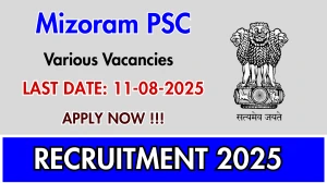 Mizoram PSC Recruitment 2025 - Apply Online for 42 Tutor, Pharmacist and More Posts Mizoram PSC Recruitment 2025 - Apply Online for 42 Tutor, Pharmacist and More Posts