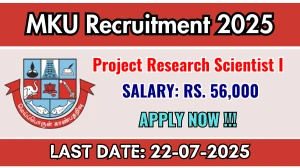 MKU Project Research Scientist I Recruitment 2025 - Apply Online MKU Project Research Scientist I Recruitment 2025 - Apply Online