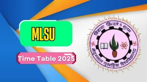MLSU Time Table 2025 Announced For B.B.A, BCA and M.SC @ mlsu.ac.in Details Here