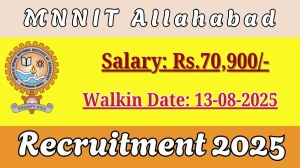 MNNIT Allahabad Ad-hoc Faculty Recruitment 2025 – Walk in for 3 Posts