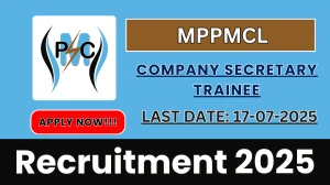 MPPMCL Company Secretary Trainee Recruitment 2025 - Apply Offline