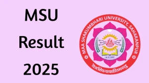 MSU Result 2025 Released at msuresults.com Direct Link to Download Even Semester Result