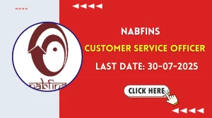 NABFINS Customer Service Officer Recruitment 2025 - Apply Online