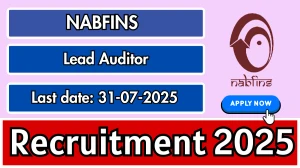 NABFINS Lead Auditor Recruitment 2025 - Apply Online