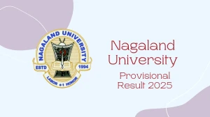 Nagaland University Provisional Result 2025 Released at nagalanduniversity.ac.in Direct Link to Download 2nd and 4th Sem Result