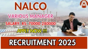 NALCO Recruitment 2025 - Apply Online for 32 Deputy Manager, Senior Manager and More Posts NALCO Recruitment 2025 - Apply Online for 32 Deputy Manager, Senior Manager and More Posts