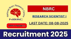 NBRC Research Scientist I Recruitment 2025 - Apply Offline