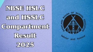 NBSE HSLC and HSSLC Compartment Result 2025 Out at nbsenl.edu.in Direct Link to Download Result