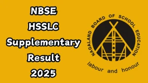 NBSE HSSLC Supplementary Result 2025 Out at nbsenl.edu.in Direct Link to Download Result
