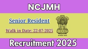 NCJMH Senior Resident Recruitment 2025 – Walk in