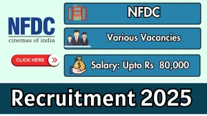 NFDC Recruitment 2025 - Apply Online for 12 Film Programmer, Festival Assistants and Other Posts