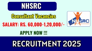 NHSRC Consultant Recruitment 2025 - Apply Online NHSRC Consultant Recruitment 2025 - Apply Online