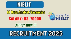 NIELIT AI Data Analyst Recruitment 2025 – Walk in NIELIT AI Data Analyst Recruitment 2025 – Walk in