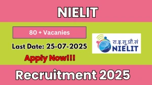 NIELIT Recruitment 2025 - Apply Offline for 83 Professor, Consultant and More Posts