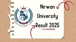 Nirwan University Result 2025 Released at nirwanuniversity.ac.in Direct Link to Download 1st and 3rd Semester Result
