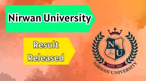 Nirwan University Result 2025 Released at nirwanuniversity.ac.in Direct Link to Download  Result