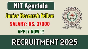 NIT Agartala Junior Research Fellow Recruitment 2025 - Apply Offline NIT Agartala Junior Research Fellow Recruitment 2025 - Apply Offline