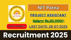 NIT Patna Project Assistant Recruitment 2025 - Apply Online