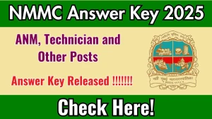 NMMC ANM, Technician and Other Posts Answer Key 2025 Released – Download the Answer Key at nmmc.gov.in NMMC ANM, Technician and Other Posts Answer Key 2025 Released – Download the Answer Key at nmmc.gov.in