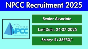 NPCC Senior Associate Recruitment 2025 - Apply Offline