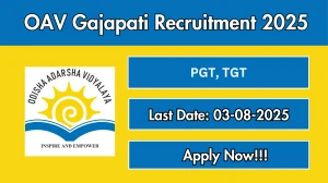 OAV Gajapati Recruitment 2025 - Apply Offline PGT, TGT Posts