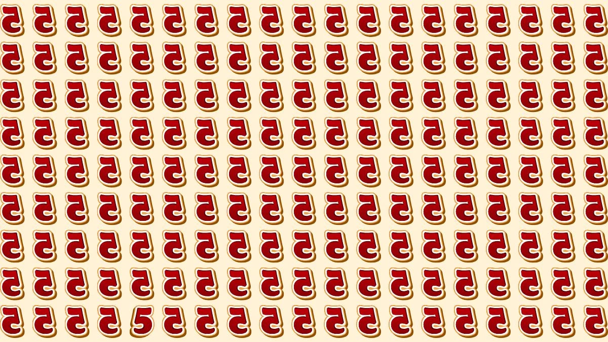 Observation Skills Test: Within 5 Seconds Spot The Inverted 5 among 5