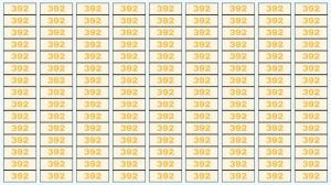 Optical Illusion 7 Seconds Challenge: Only People with Eagle Eyes Can spot the Number 362 among 392