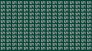 Optical Illusion 7 Seconds Challenge: Only People with Eagle Eyes Can spot the Number 517