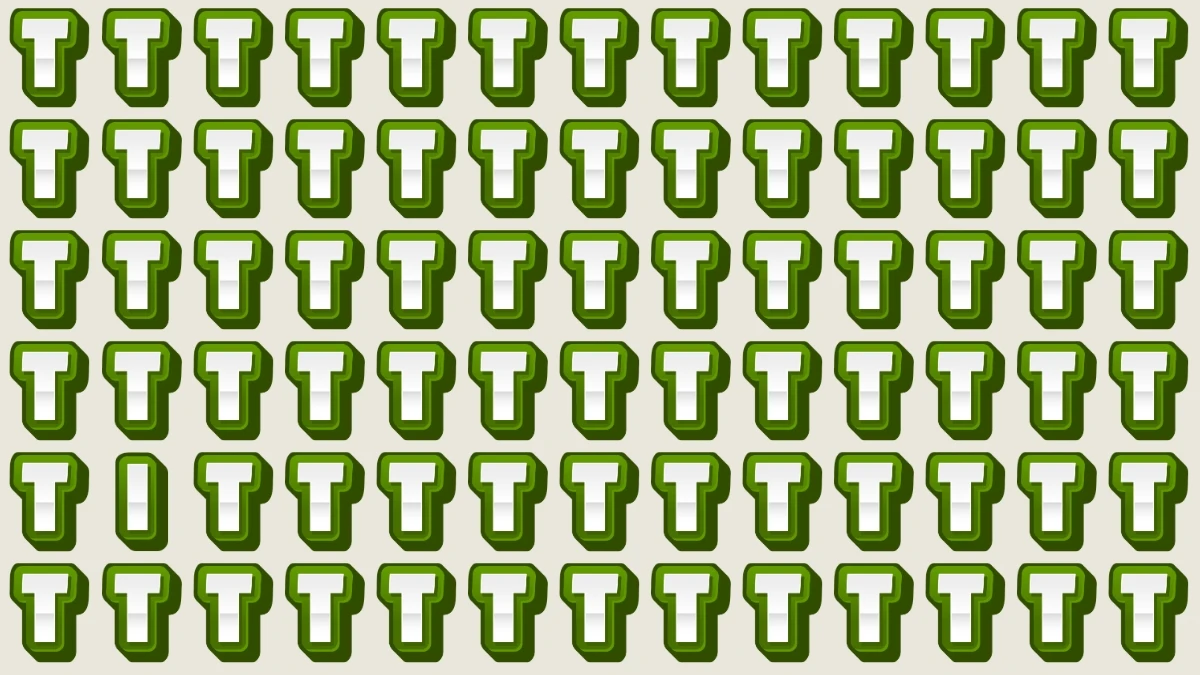 Optical Illusion IQ Test: Are You A Genius? Within 5 Seconds Spot The Letter I among T